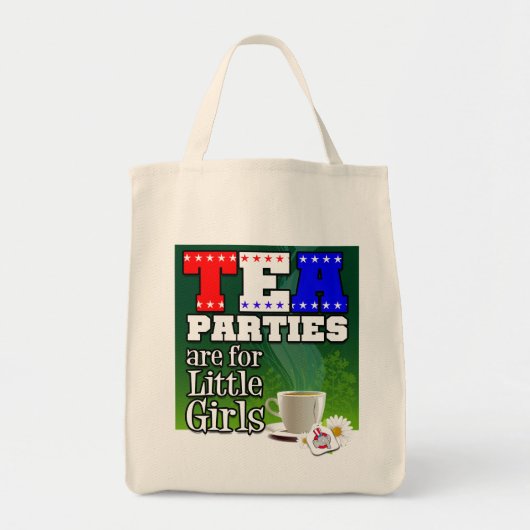 Tea Partijen Tote Bag (Voorkant)