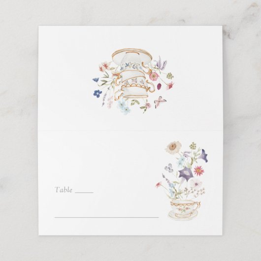 Tea Party (Buitenkant ongevouwen)