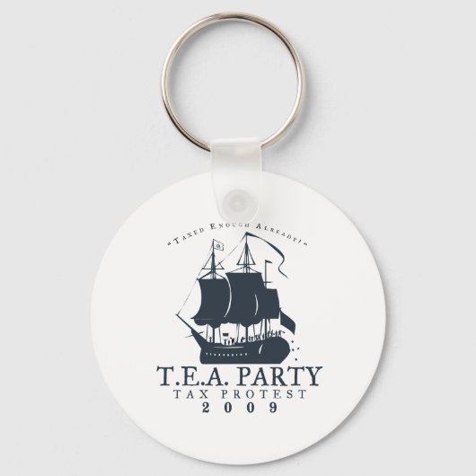Tea Party 2009 Sleutelhanger (Voorkant)