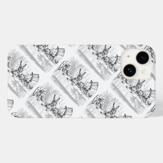 Tea Party Alice in Wonderland Case-Mate iPhone Case (Achterkant (horizontaal))
