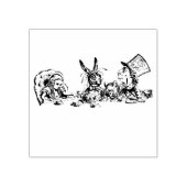 Tea Party Alice in Wonderland Rubberstempel (Afrduk)