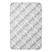 Tea Party Alice in Wonderland Thed Bath Mat (Voorkant Verticaal)