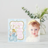Tea Party Anniversaire fêtes Invitations (Debout devant)