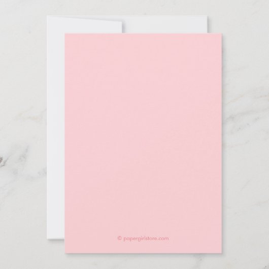 Tea Party Anniversaire Invitation (Dos)