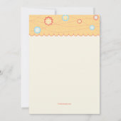 Tea Party Anniversaire Invitations (Dos)