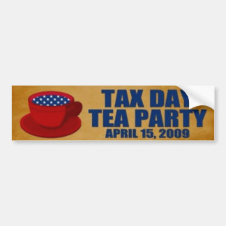 Tea Party April 15, 2009 Bumpersticker