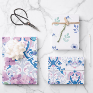 Tea party baby shower Baby brouwt Inpakpapier Vel