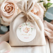Tea Party Baby Shower Bedankjes Labels