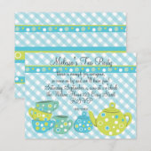 Tea Party Bedotted Kaart (Voorkant / Achterkant)