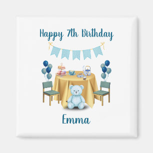Tea Party Birthday Magnet Gift