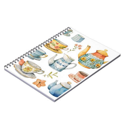 Tea Party - Blank Notitieboek (Linkerzijde)