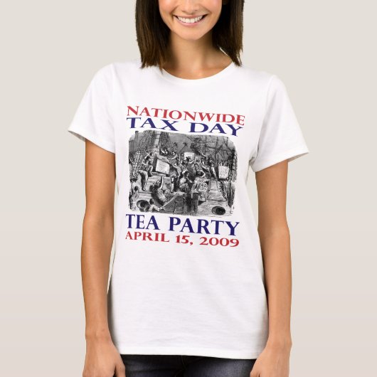 Tea Party - Boston Tea Party Shirt - Womens (Voorkant)