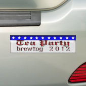 Tea Party Brewing Bumpersticker (Op auto)