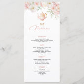 Tea Party Bridal Shower Food Menu (Devant)