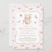 Tea Party Bridal Shower Invitation (Devant)