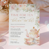 Tea Party Bridal Shower Invitation