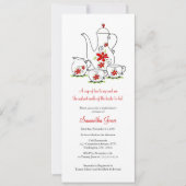Tea Party Bridal Shows Invitations Tea Set (Devant)