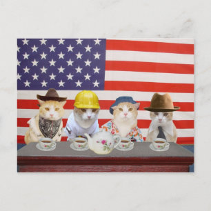 Tea Party Briefkaart