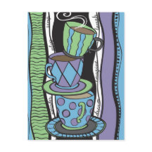 Tea Party Briefkaart