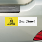 Tea Party Bumpersticker (Op auto)