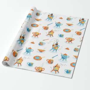 Tea-party. Cadeaupapier