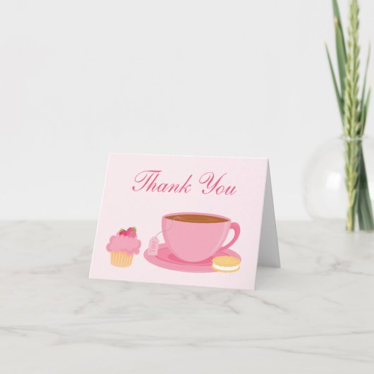 Tea Party Carte de remerciements (Devant)