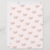 Tea Party de mariée qui connaît la meilleure carte (Dos)