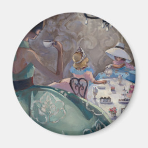 Tea Party door Trish Biddle Magneet