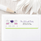 Tea Party ÉTIQUETTES DE ADRESSE IMPRIMANTES (En situation)