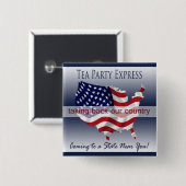 Tea Party Express Button (Voorkant /achterkant)