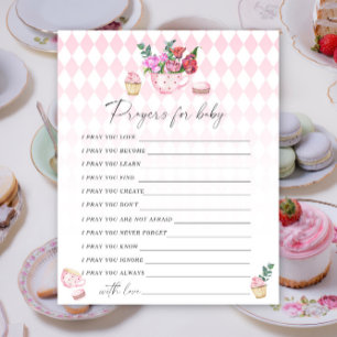 Tea party - Feestspel Gebed voor baby spel
