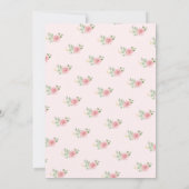 Tea Party Fête des mariées Bingo Carte de jeu (Dos)