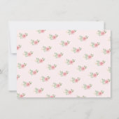 Tea Party Fête des mariées Date Nuit Idées Carte (Dos)