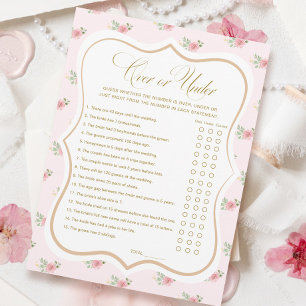 Tea Party Fête des mariées sur ou sous la carte de