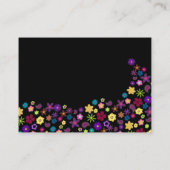 Tea Party Floral Vrijgezellenfeest Registry Informatiekaartje (Achterkant)