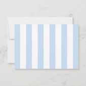 Tea Party Flowers baby shower bedankt (Achterkant)