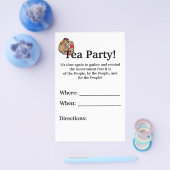 Tea Party. Flyer (Enkel)