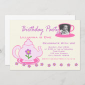 Tea Party / foto Kaart (Voorkant / Achterkant)