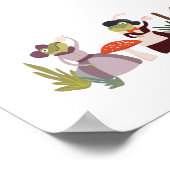 Tea Party in Frog Land Poster (Hoek)