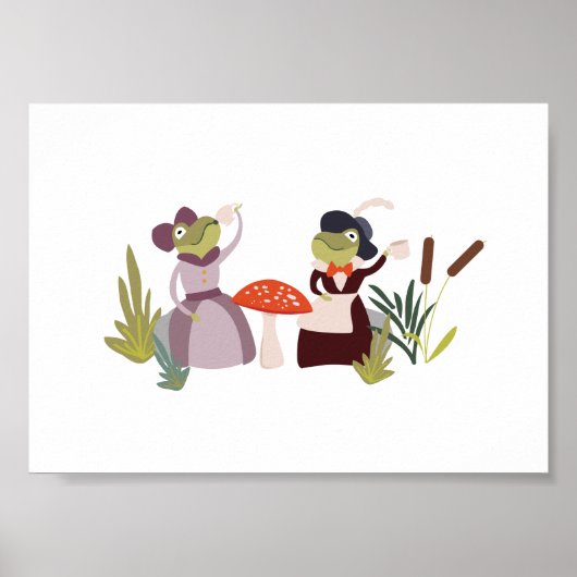 Tea Party in Frog Land Poster (Voorkant)