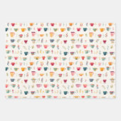 Tea Party Inpakpapier Vel (Voorkant 3)