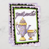 Tea Party - Invitation (Devant / Derrière)