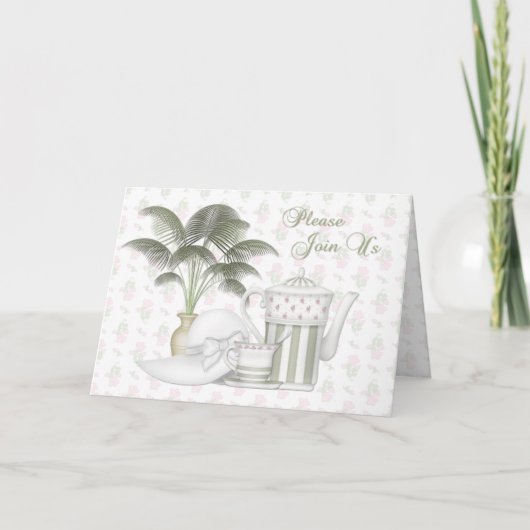 Tea Party Invitation (Voorkant)