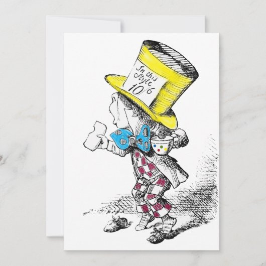 Tea Party Invitation Card Kaart (Voorkant)