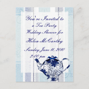 Tea Party Invitation Kaart