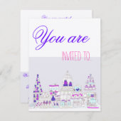 Tea Party Kaart (Voorkant / Achterkant)