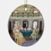 Tea Party Keramisch Ornament (Links)