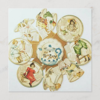 Tea Party kinderen Kaart