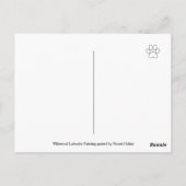 Tea Party Labradors Briefkaart (Achterkant)