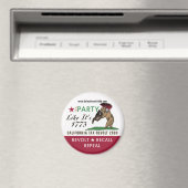 Tea Party Like It's 1773 Magnet (In Situ (Lave-vaisselle))